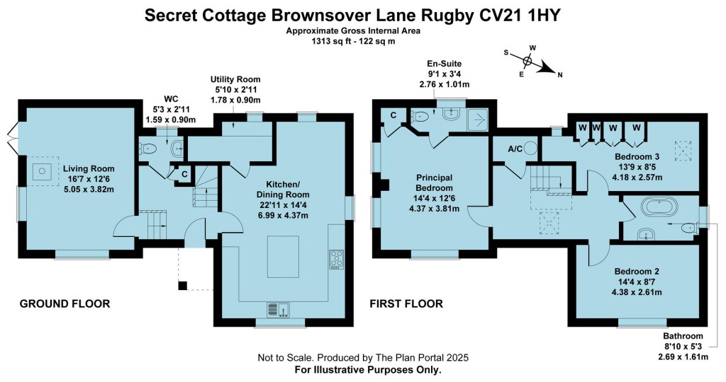 Floorplans For Brownsover Lane, Rugby, CV21