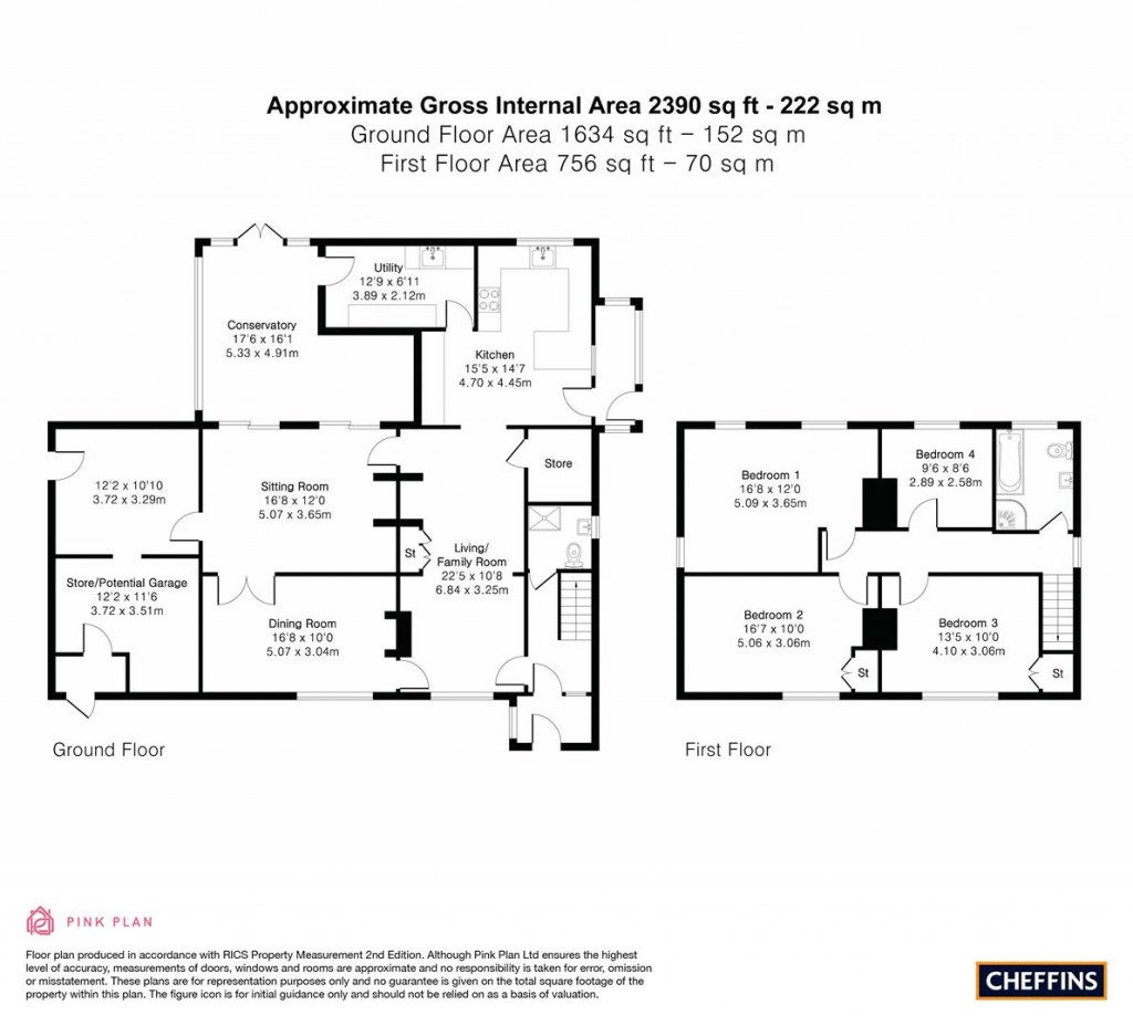 Floorplans For Black Horse Drove, Littleport, Ely