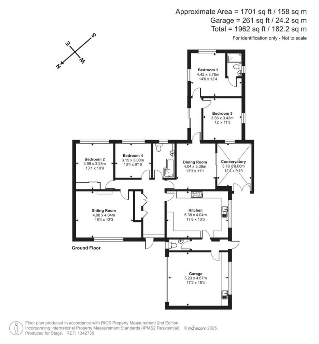 Floorplans For Dozmere Close, Feock, Truro
