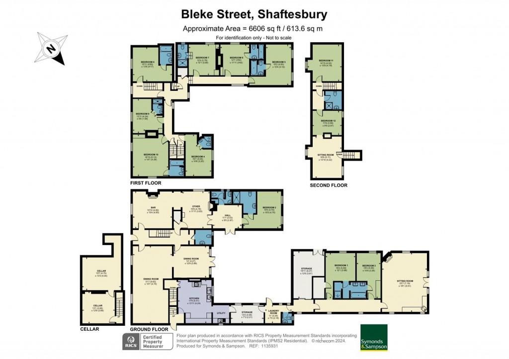 Floorplans For Bleke Street, Shaftesbury