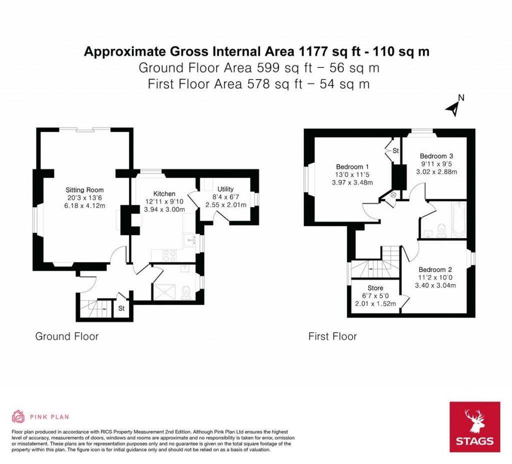 Floorplans For Staverton, Totnes