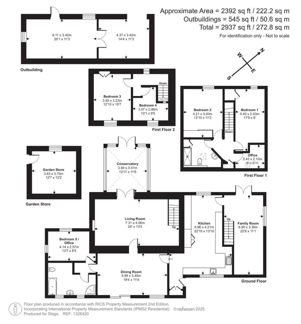 Floorplans For Menna Lane, St Austell
