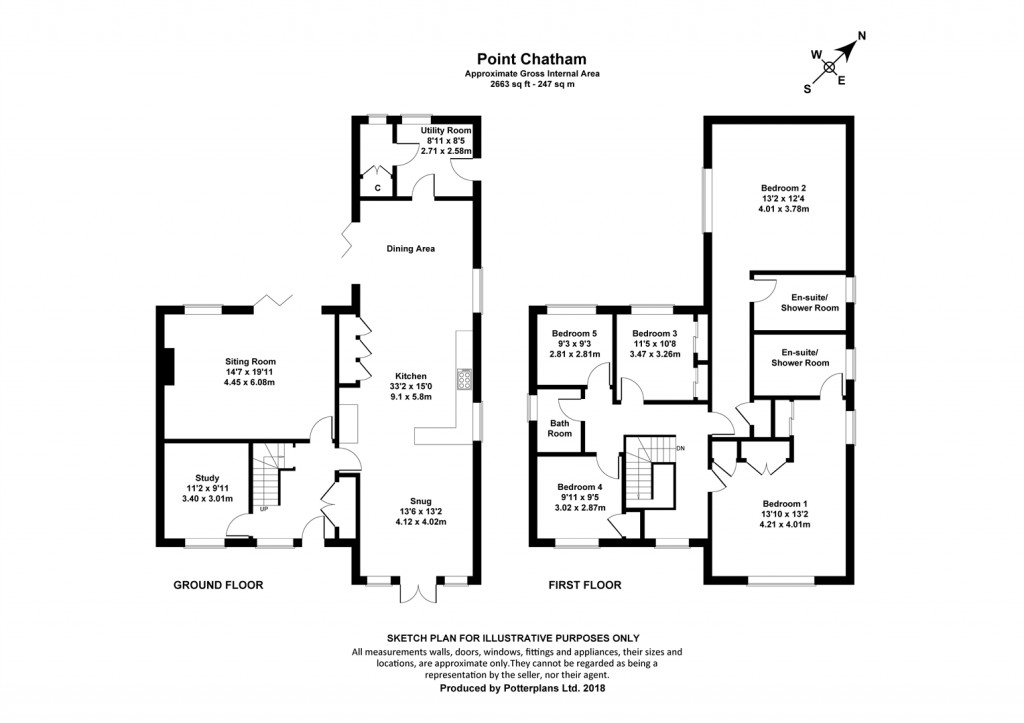 Floorplans For Bembridge, Isle Of Wight