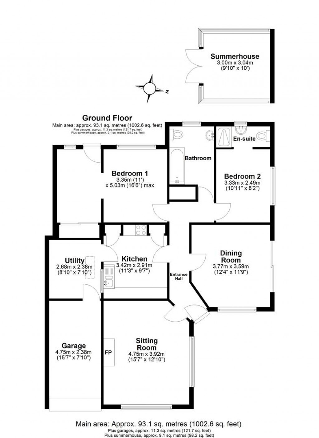 Floorplans For Willows Close, Frogmore