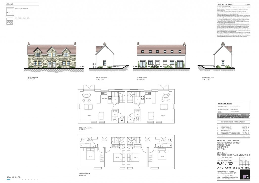 Floorplans For Churchfield, Wincanton