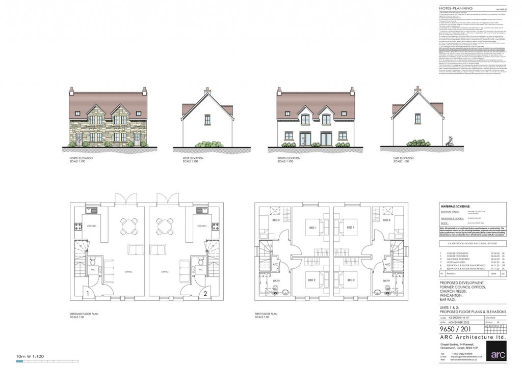 Floorplans For Churchfield, Wincanton