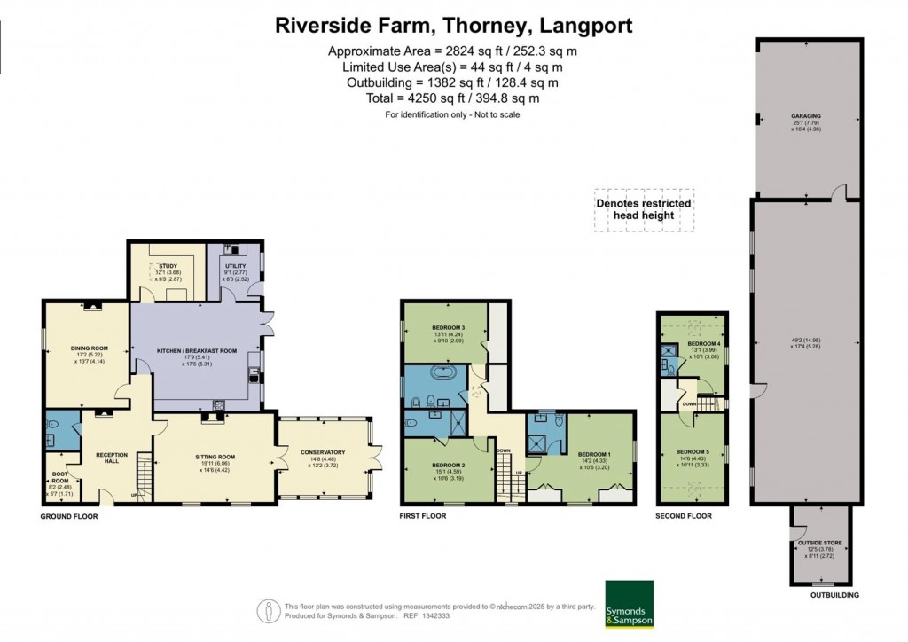 Floorplans For Thorney, Langport