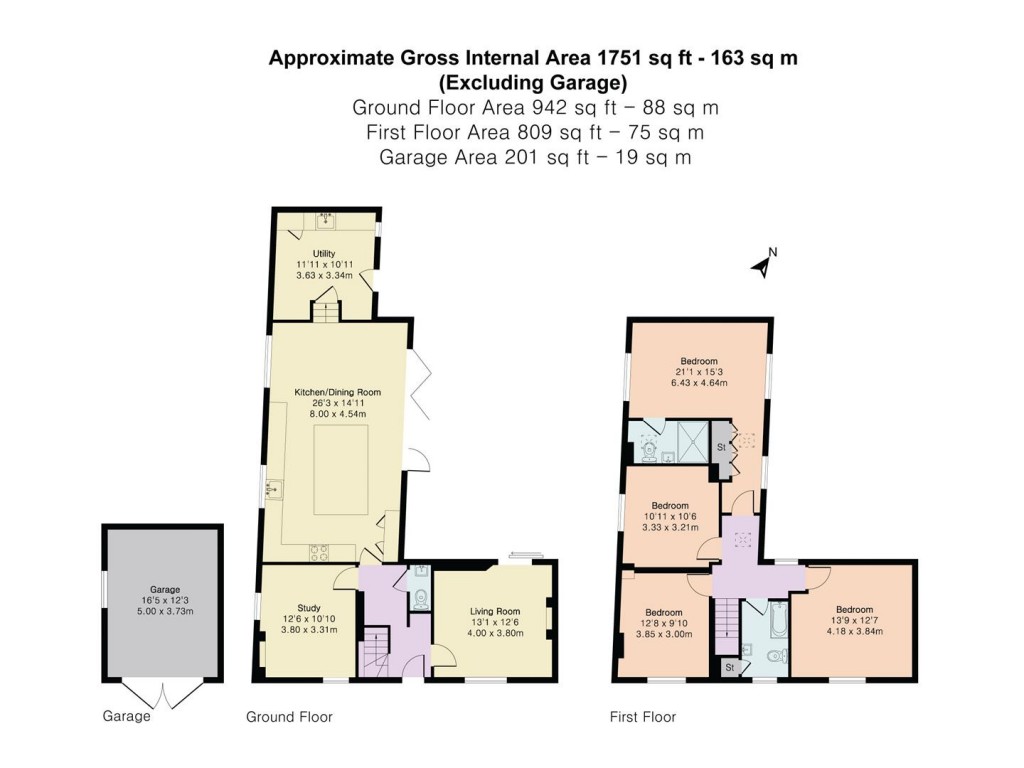 Floorplans For Kings Lane, Pury End, NN12