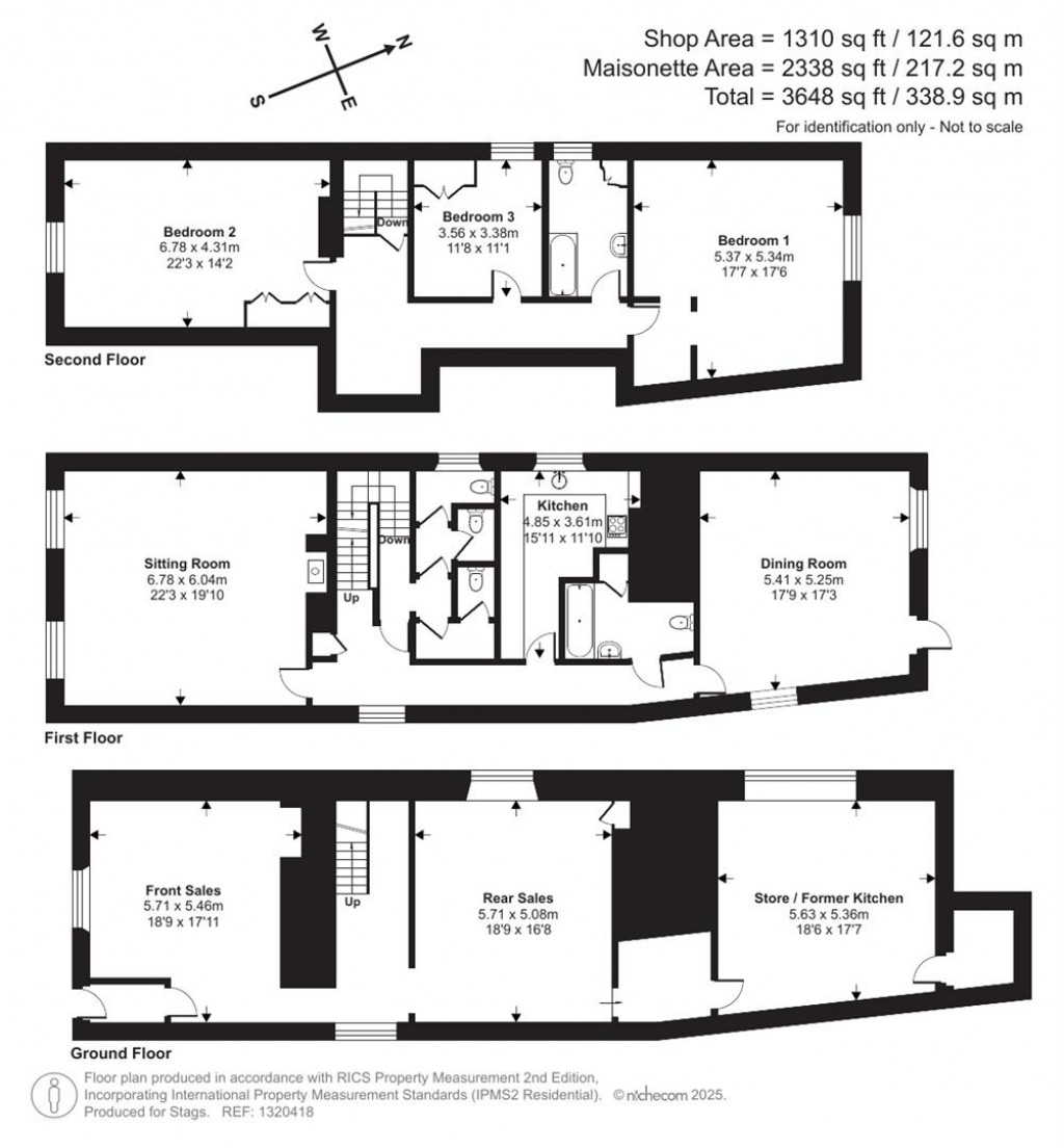 Floorplans For West Street, Tavistock