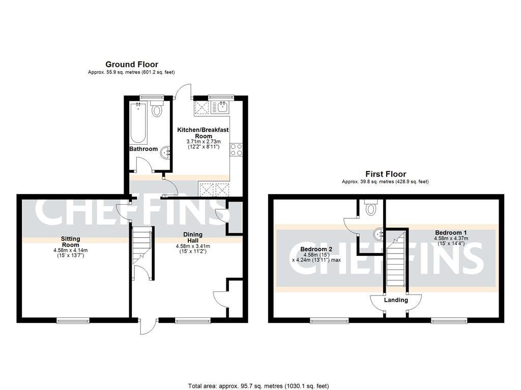 Floorplans For Main Street, Witchford, Ely