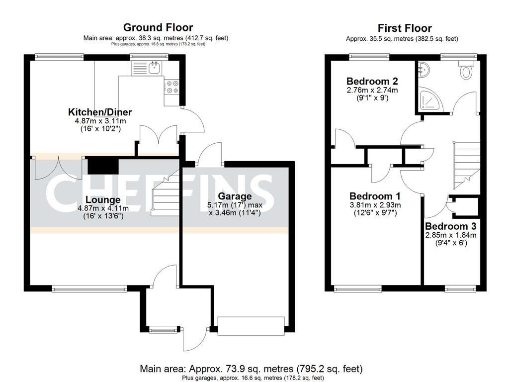 Floorplans For Longfields, Ely