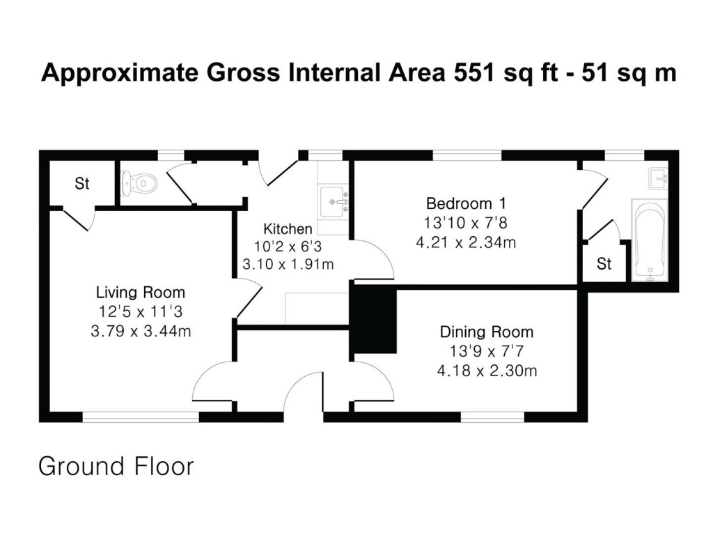 Floorplans For Abbey Street, Ickleton, Saffron Walden