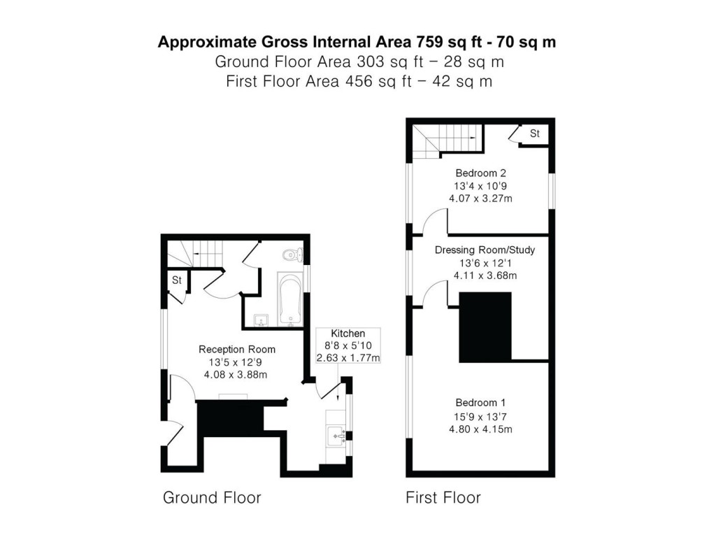 Floorplans For Abbey Street, Ickleton, Saffron Walden