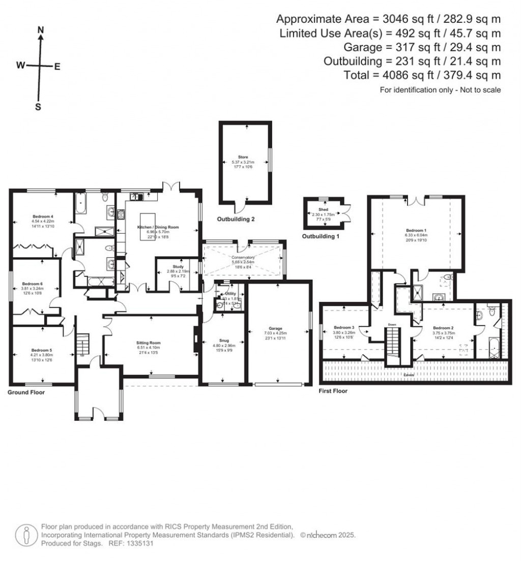 Floorplans For Lovacott, Newton Tracey, Barnstaple