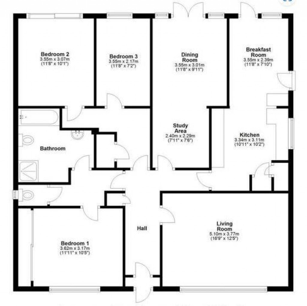 Floorplans For Haverhill Road, Horseheath, Cambridge