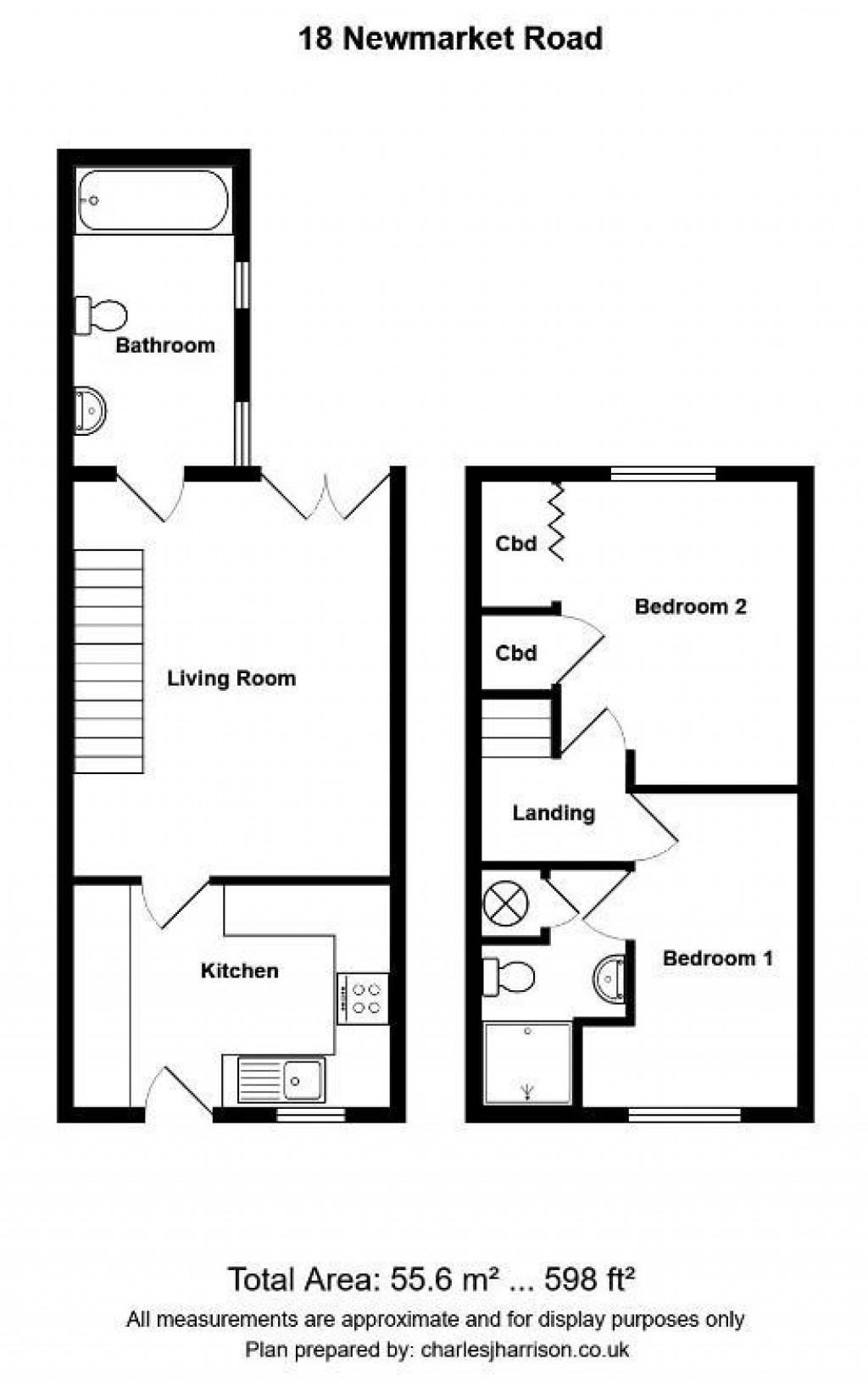Floorplans For Newmarket Road, Ashley