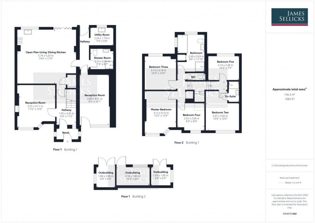 Floorplans For Glen Way, Oadby, Leicestershire