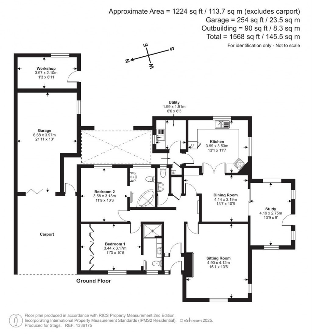 Floorplans For Crescent Avenue, Sticklepath, Barnstaple