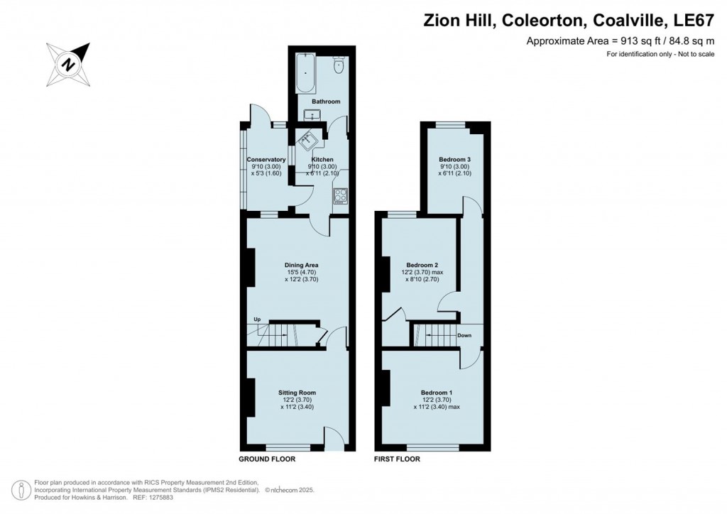 Floorplans For Zion Hill, Coleorton, Coalville
