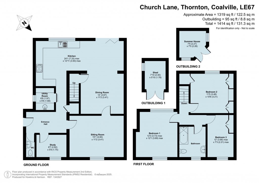 Floorplans For Church Lane, Thornton, Coalville, le67
