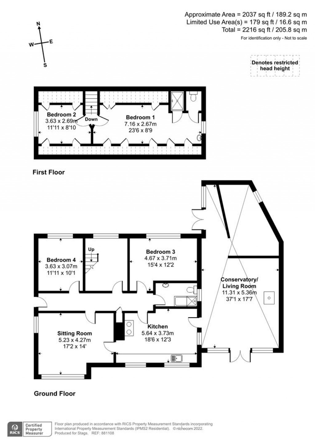 Floorplans For Bere Ferrers, Tamar Valley
