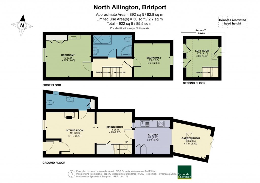 Floorplans For North Allington, Bridport