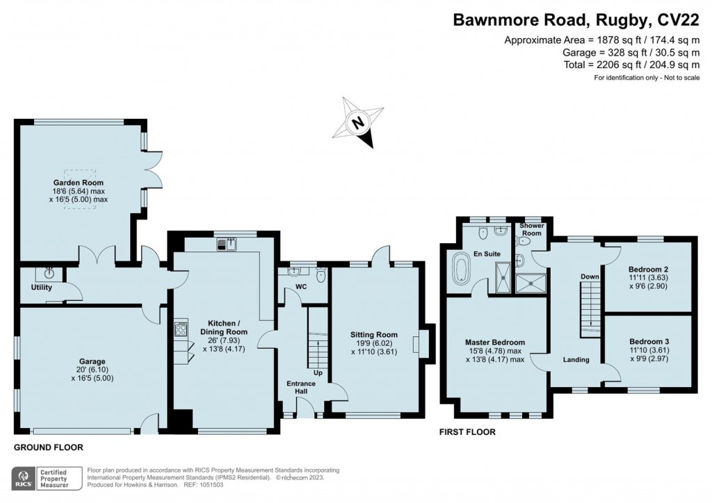 Floorplans For Bawnmore Road, Rugby, CV22