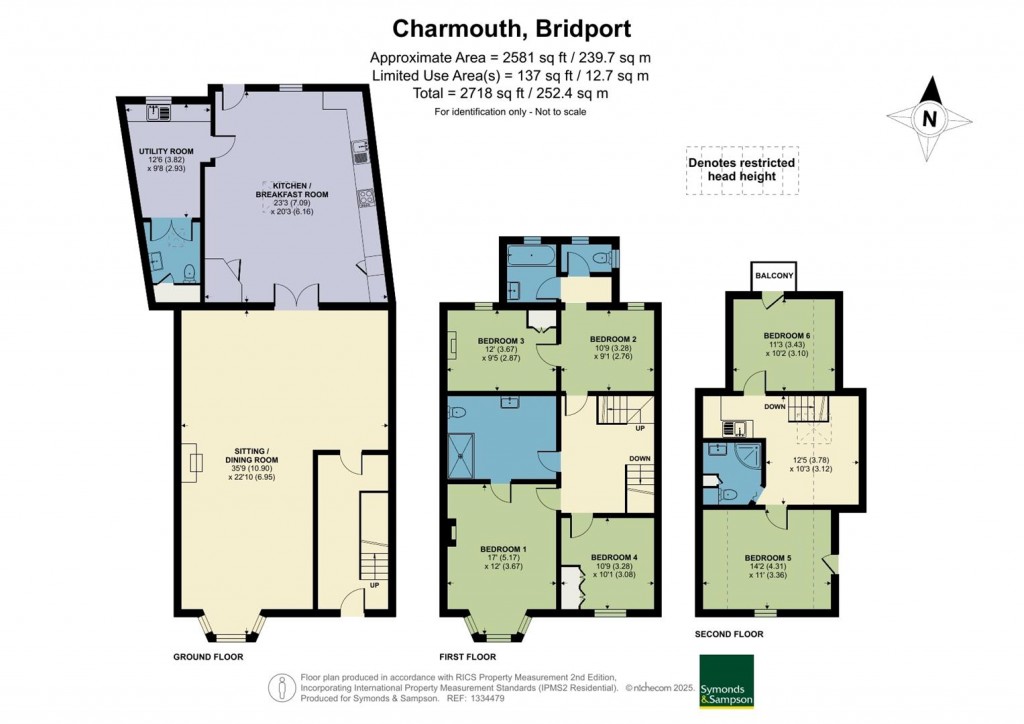 Floorplans For The Street, Charmouth, Bridport