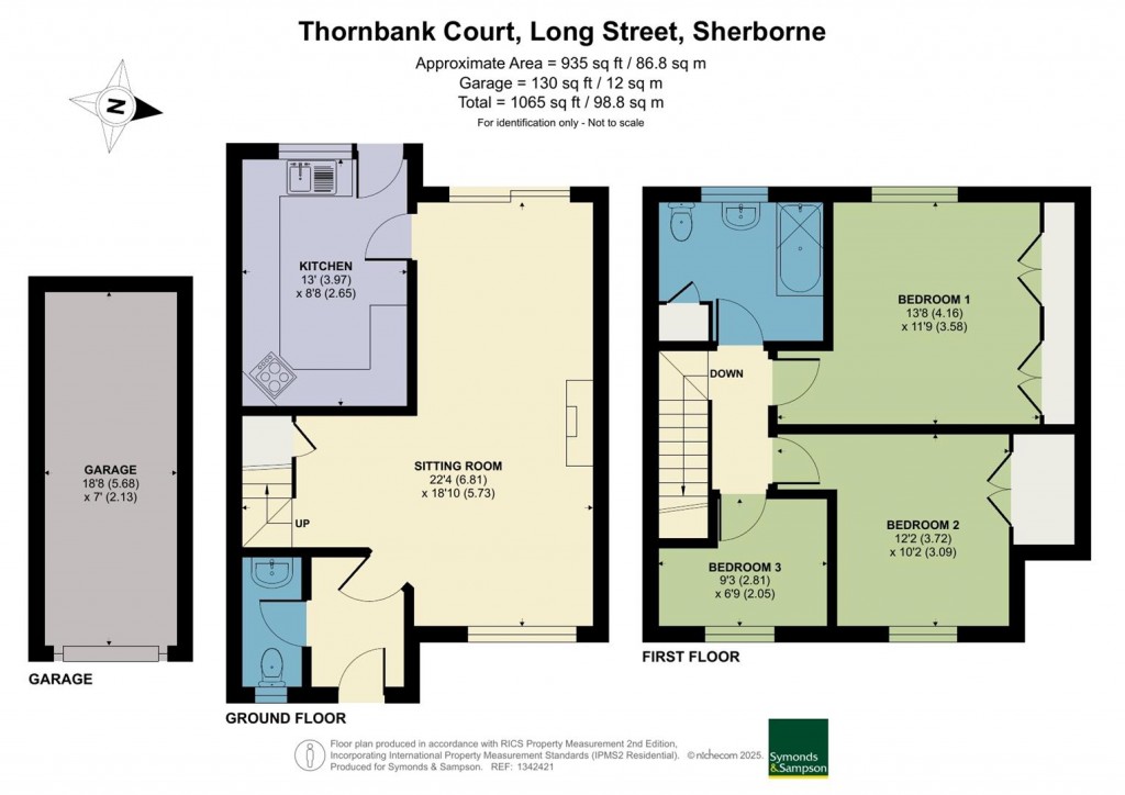 Floorplans For Long Street, Sherborne, Dorset