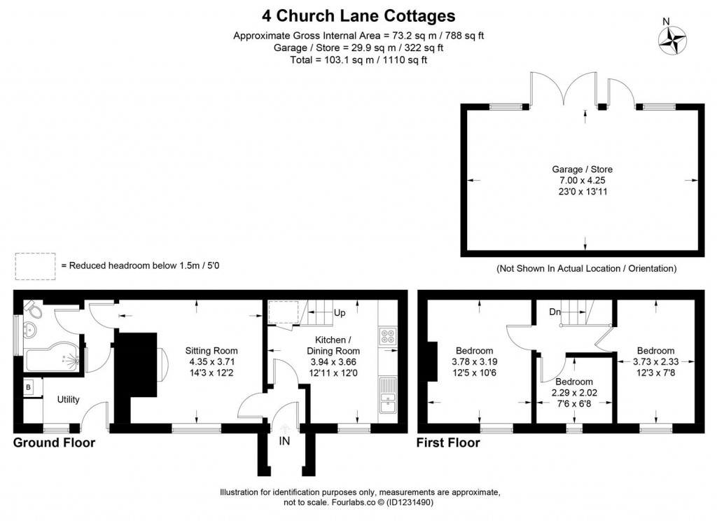 Floorplans For Church Lane, Rodbourne