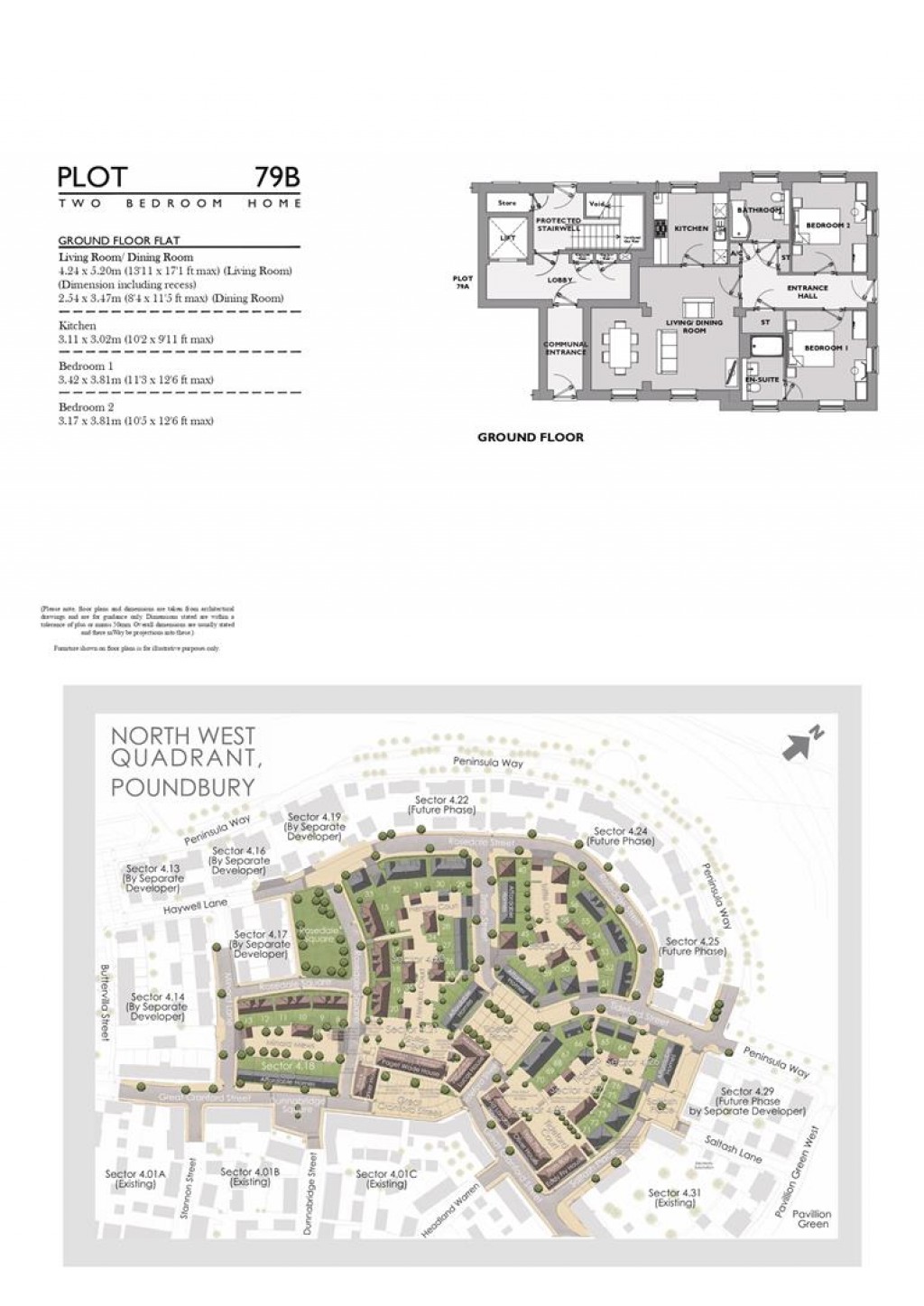 Floorplans For Great Cranford Street, Poundbury, Dorchester