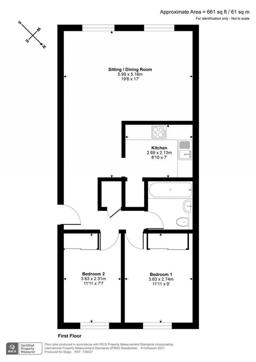 Floorplans For Litchdon Street, Barnstaple