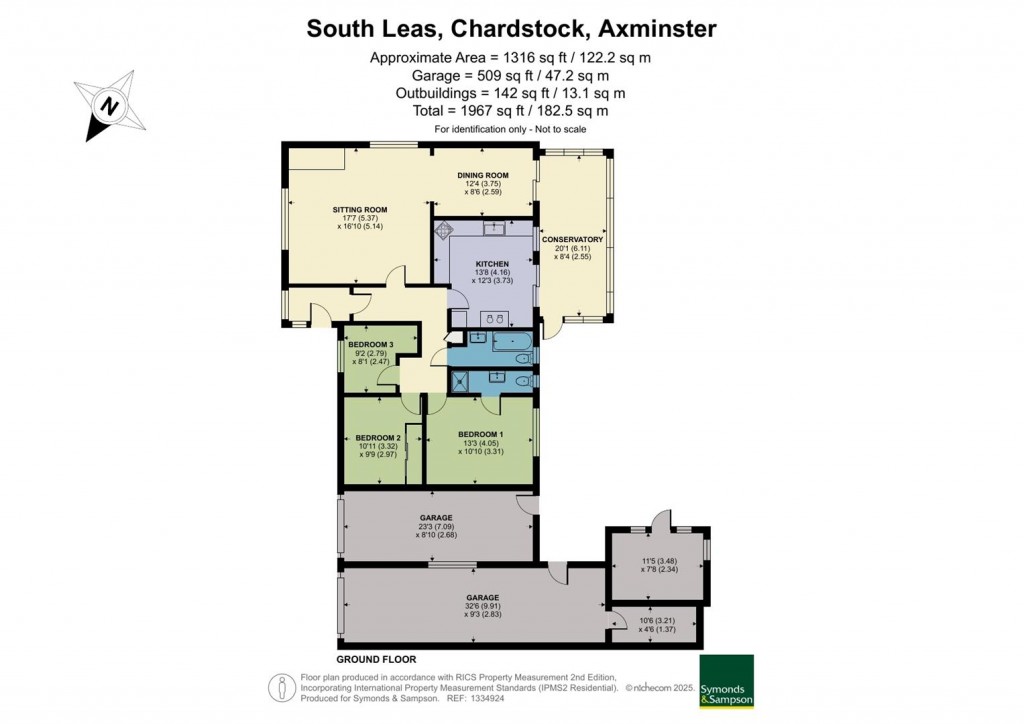 Floorplans For Back Lane, Chardstock, Axminster