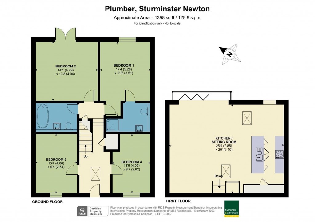 Floorplans For Plumber Farm, Plumber, Sturminster Newton
