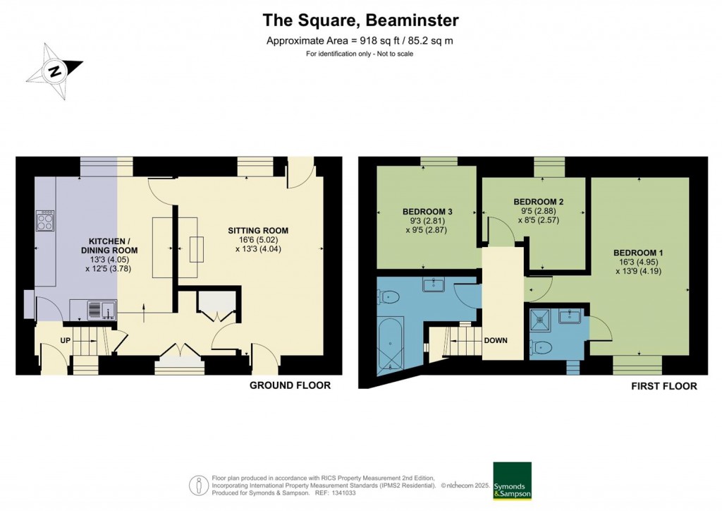 Floorplans For The Square, Beaminster, Dorset