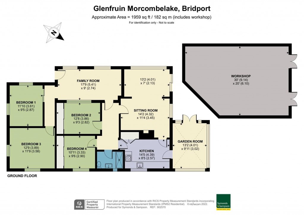 Floorplans For Morcombelake, Bridport, DT6 6DJ