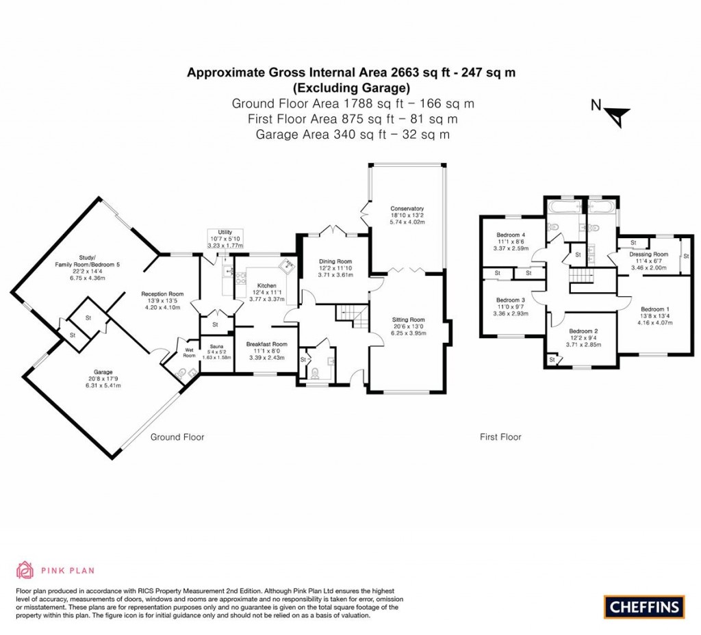 Floorplans For High Street, West Wratting, Cambridge
