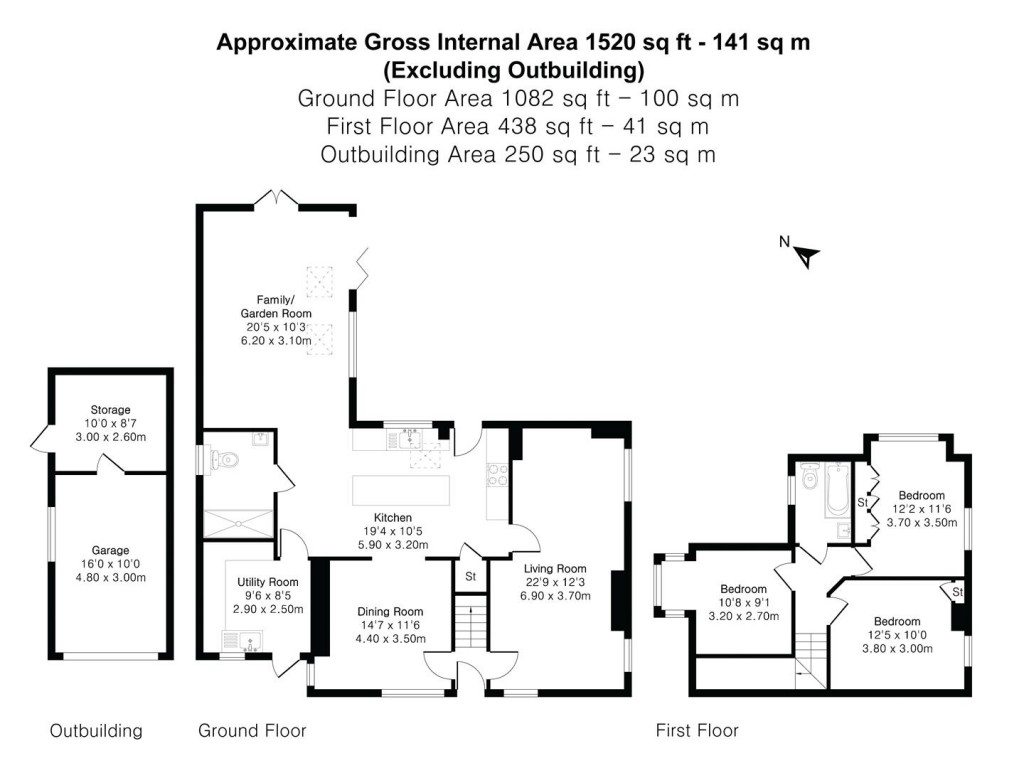Floorplans For Hill Green, Clavering, Saffron Walden
