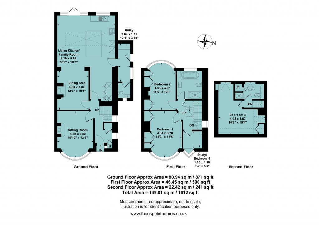 Floorplans For Oxford Road, Banbury