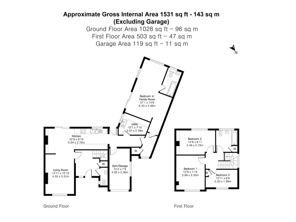 Floorplans For Beeches Close, Saffron Walden