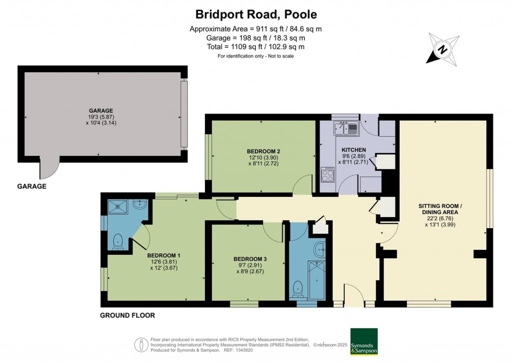Floorplans For Bridport Road, Poole