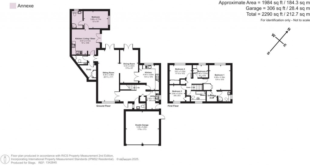 Floorplans For Kestrel Way, Barnstaple