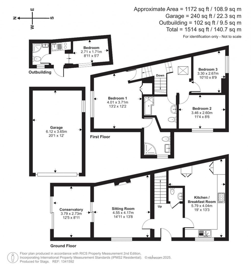Floorplans For St. Andrews Road, Cullompton