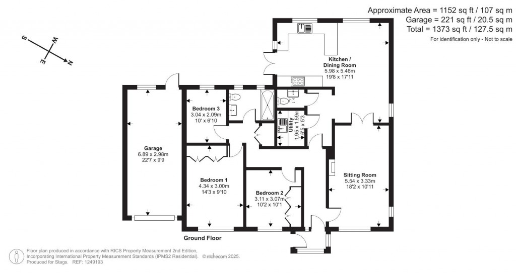 Floorplans For Stuart Way, Bridport