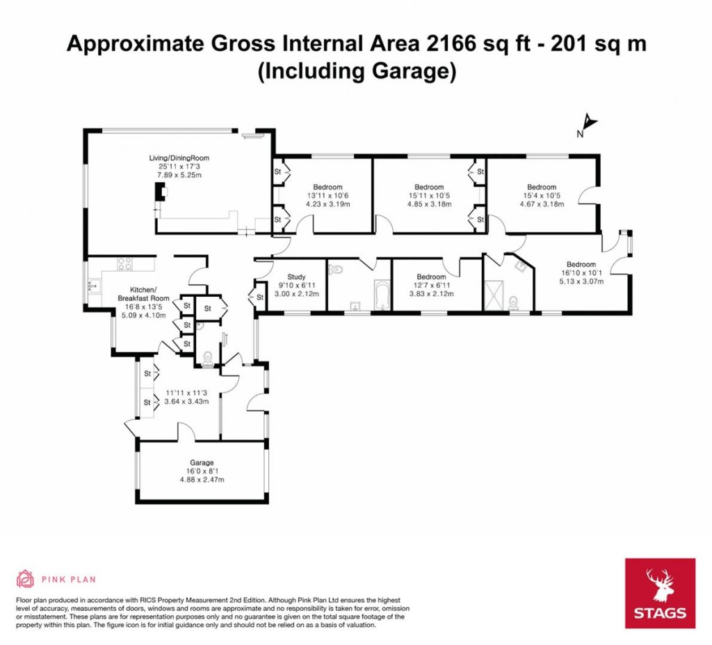 Floorplans For Vicarage Road, Stoke Gabriel, Totnes