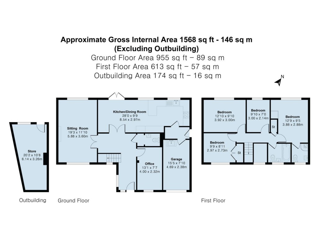 Floorplans For Orchard Close, Milton Malsor, Milton Malsor,NN7