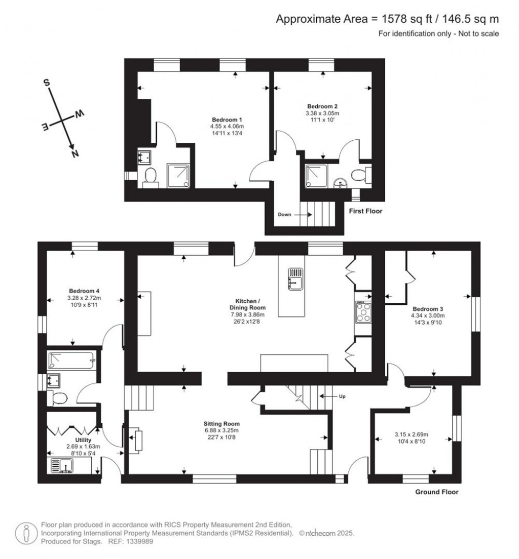 Floorplans For Aller Road, Aller, Langport