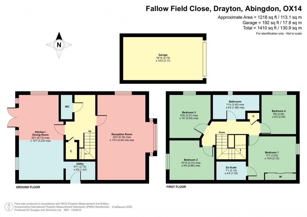Floorplans For Fallow Field Close, Drayton, Abingdon