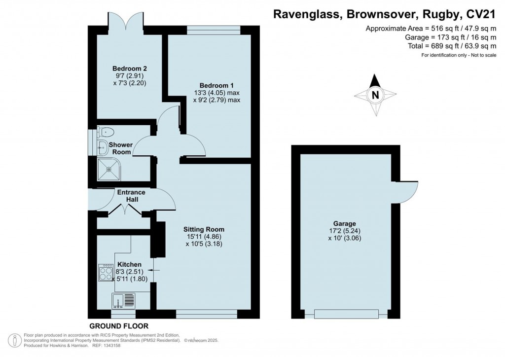 Floorplans For Ravenglass, Brownsover, Rugby, CV21