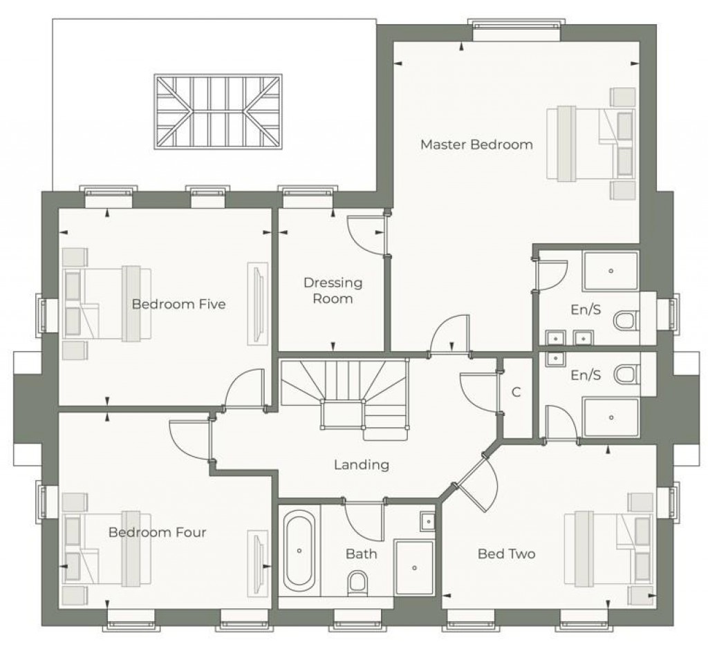 Floorplans For The Grange, Finchingfield